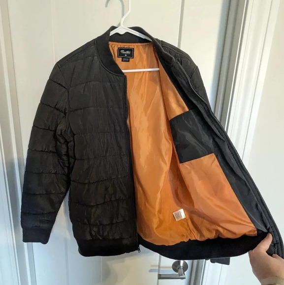 Primitive Skateboarding Puffer Jacket Dark Grey sz medium - Picture 4 of 5